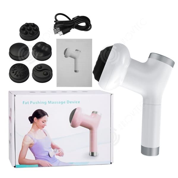INN Masseur anti-cellulite 18w 1500mah portabel trådlös massör för nacke, midja och axlar, justerbar med 8 hastigheter, automatisk avstängning