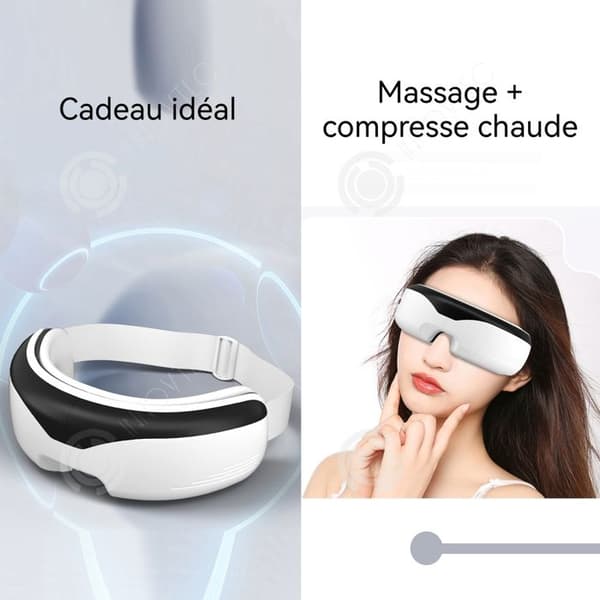 INN Ögonmassage 5W Värmande ögonmask Konstant temperaturkompress på 45 grader Celsius Elastisk rem