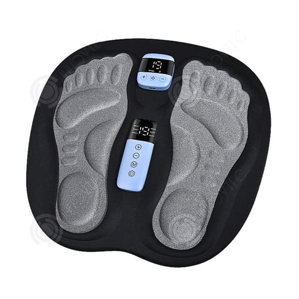 INN Fotmassageapparat 180mah 33x32cm Intelligents skyddssensorer 3D massagematta för fötter Med fjärrkontroll utan