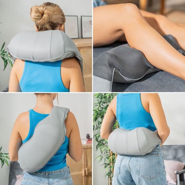 Kroppsmassage - InnovaGoods - Shiatsu Pro Massatsu - Uppladdningsbar - Infraröd värme - 3 hastigheter