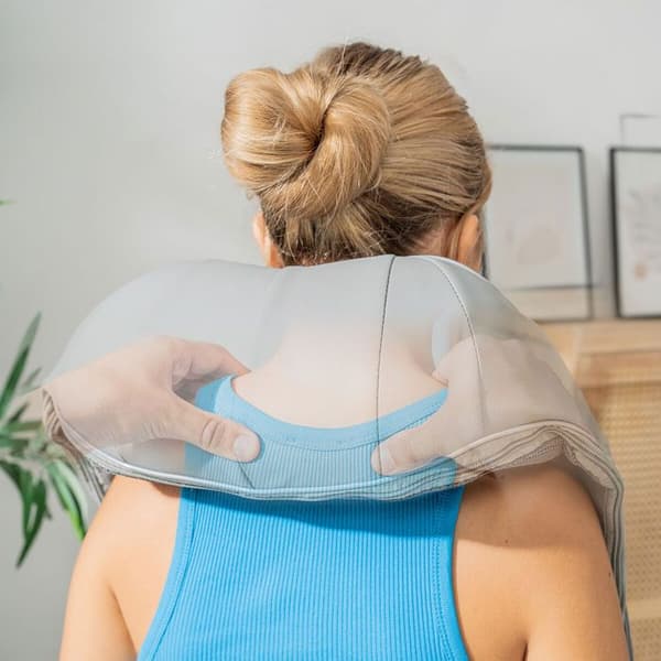 Kroppsmassage - InnovaGoods - Shiatsu Pro Massatsu - Uppladdningsbar - Infraröd värme - 3 hastigheter