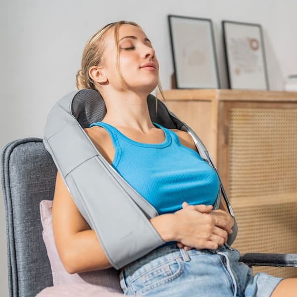 Kroppsmassage - InnovaGoods - Shiatsu Pro Massatsu - Uppladdningsbar - Infraröd värme - 3 hastigheter