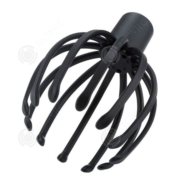 INN Masseur 650mAh 17,68x12x12cm elektrisk hårdmasseringsapparat med flera klor, 3 intensitetsnivåer av massage, Typ-C laddningsport, massör