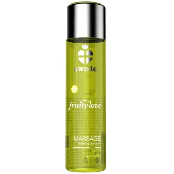 Erotisk Massageolja Swede 60 ml Värmeeffekt Päron Vanilj