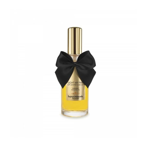 Erotisk Massageolja Bijoux Cosmetiques Light My Fire 100 ml Karamellfärgat Värmeeffekt