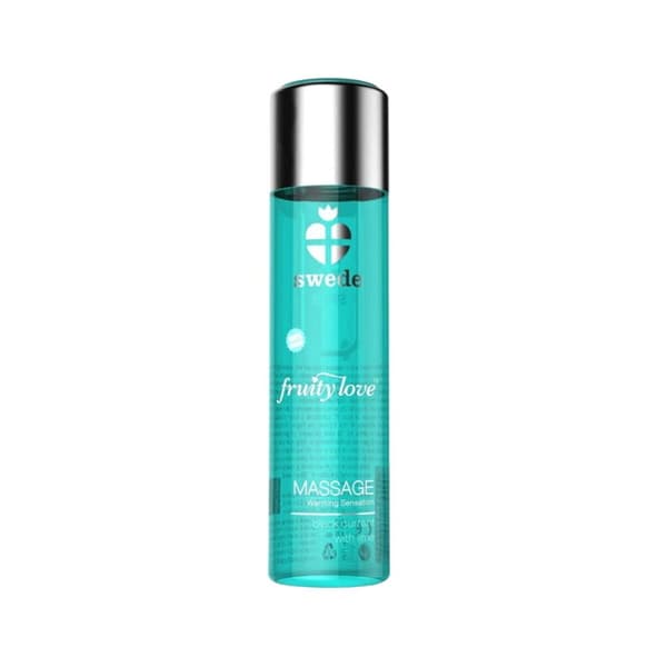 Erotisk Massageolja Swede 120 ml Värmeeffekt Lime Svarta vinbär