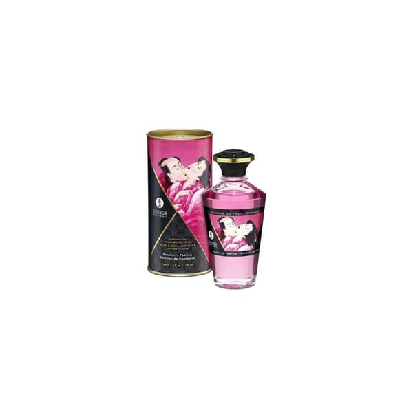 Erotisk Massageolja Shunga Raspberry feeling 100 ml