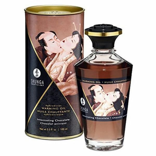 Eroottinen hierontaöljy Shunga 100 ml Suklaa