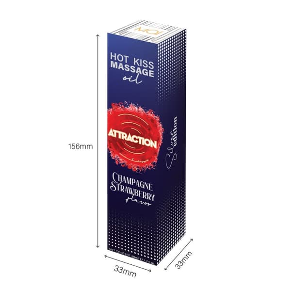 Erotisk massageolie Attraction 50 ml