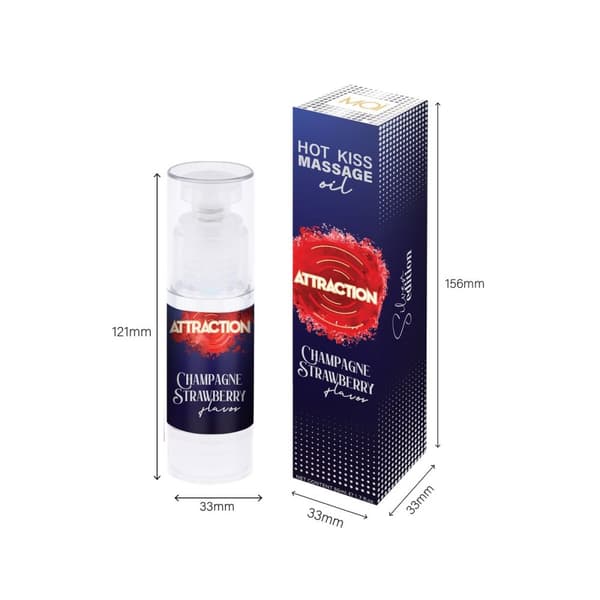 Erotisk massageolie Attraction 50 ml