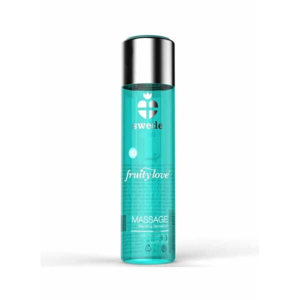 Erotisk Massasjeolje Swede 120 ml Oppvarmende Effekt Lime Solbær