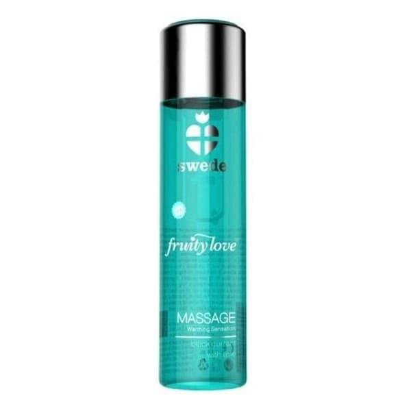 Erotisk Massageolja Swede 60 ml Värmeeffekt Lime Svarta vinbär