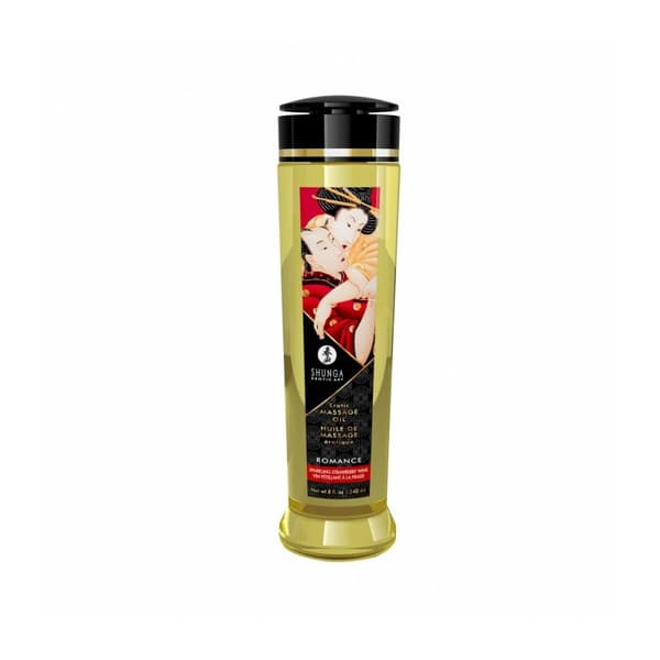 Erotisk Massageolja Shunga 240 ml Jordgubbschampagne