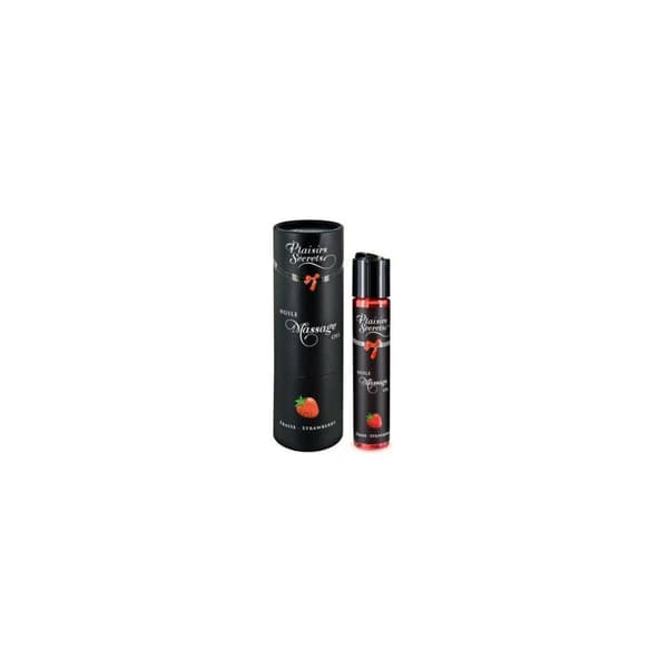 Erotisk Massageolja Plaisirs Secrets 59 ml Jordgubbe