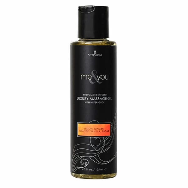 Eroottinen hierontaöljy Me & You Sensuva 125 ml Sitruuna