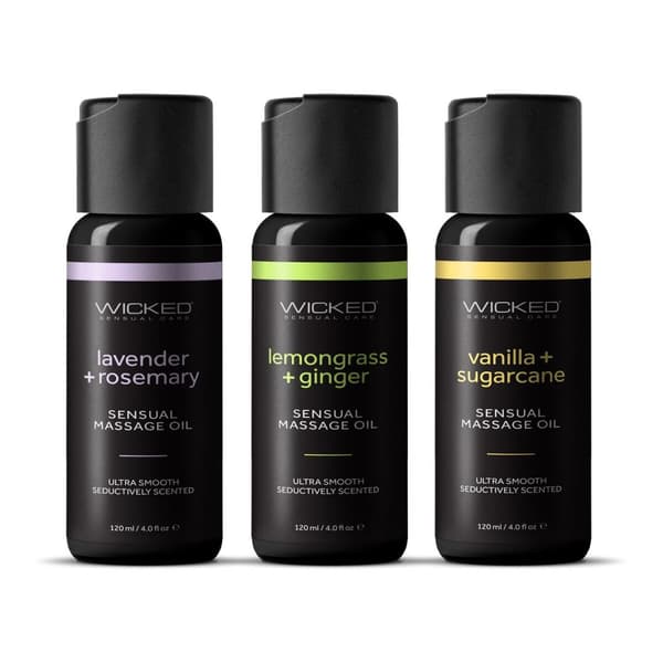 Eroottinen hierontaöljy Wicked Sensual Care Vanilja 120 ml