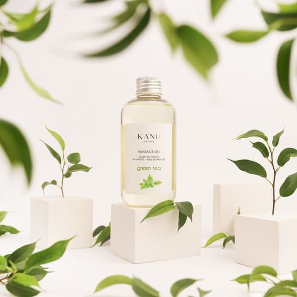 Kanu massageolie grøn te