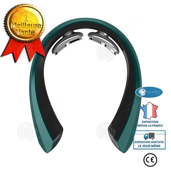 INN® Cervical Spine Massager Elektrisk Meridian Axel- och Nackpuls Fysioterapi Nackskydd Mini Massager