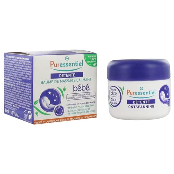 Bebisalva - Puressentiel - Sömn &amp; Avkoppling - 30ml - Eteriska Oljor - Lugnar och Återfuktar