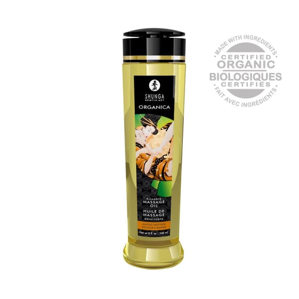 Massageolie Organisk Mandel Sødhed Amour Shunga 240 ml