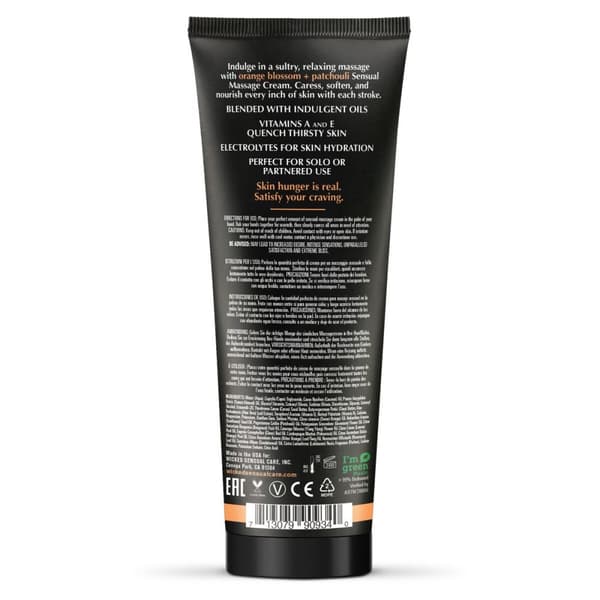 Massagekräm Wicked Sensual Care 120 ml Orange