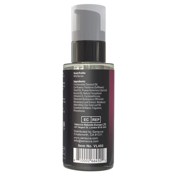 Erotisk massageolie Sensuva Hindbær 59 ml