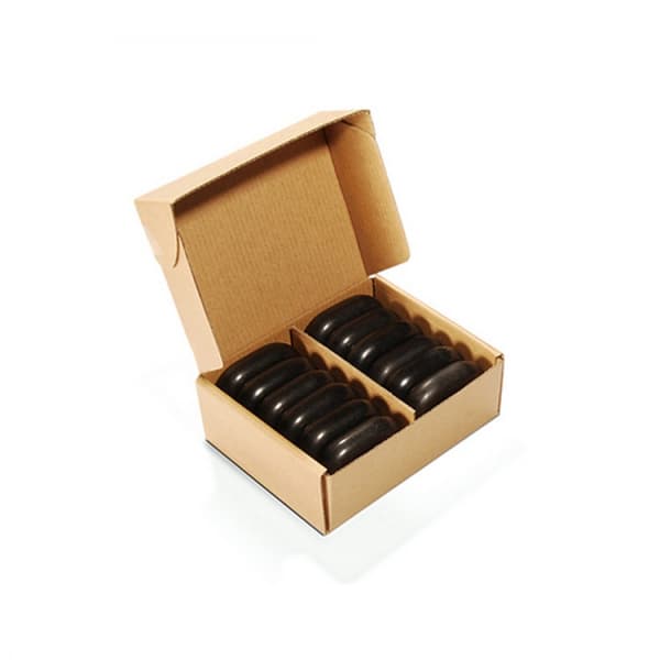 Massagestenar Hot Stone 12-pack – Liten Stenuppsättning för Avkopplande Massage och Terapi