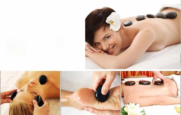 Exklusiv Naturlig Hot Stone Energi Massage - 20-pack