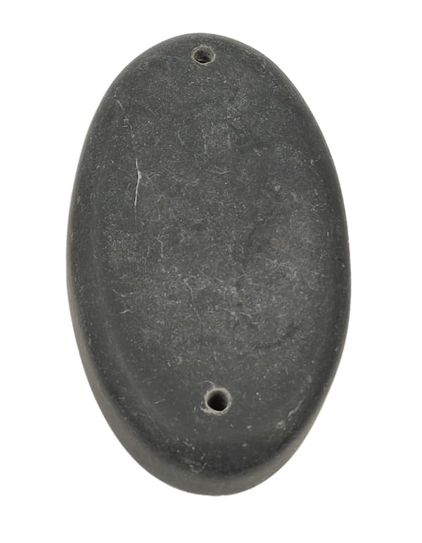 Massageverktyg Sten - Oval 2 Hål