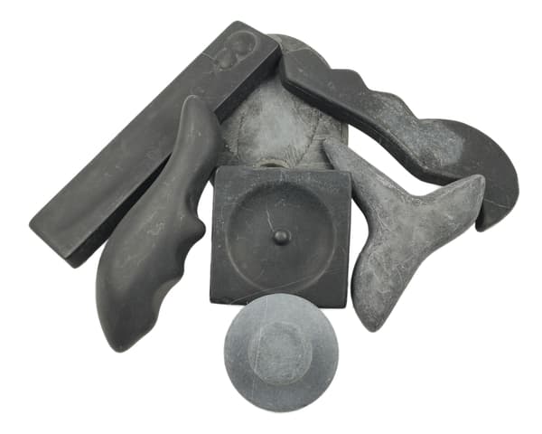 Massageredskaber Stone - blandede redskaber - 7-pak