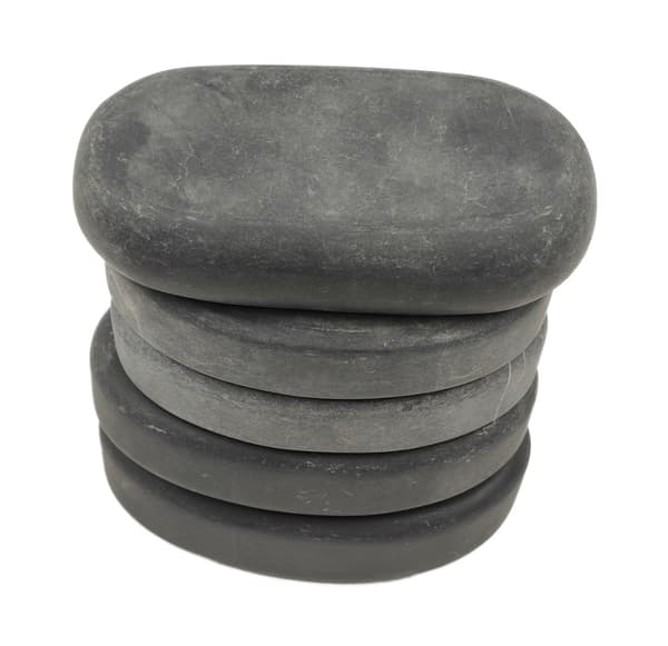 Massagesten - stor oval pakke med 5 stk.