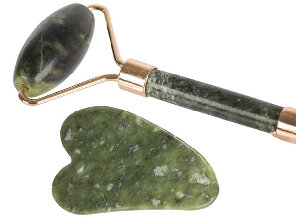 Jade Massasje Roller / Gua Sha Ansiktsmassasje - Massér ansiktet