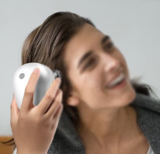 Massage vibrationer rensa multi-funktion knådning fysioterapi elektrisk meridian avkoppling huvud massager uppladdningsbar massager