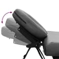 Miniatyrbild 4 av 9: vidaXL Massagebänk med 4 zoner aluminiumram antracit 186x68 cm