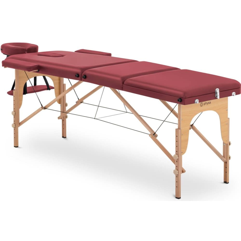 Physa Hopfällbar massagebänk - PHYSA MARSEILLE RED - Röd