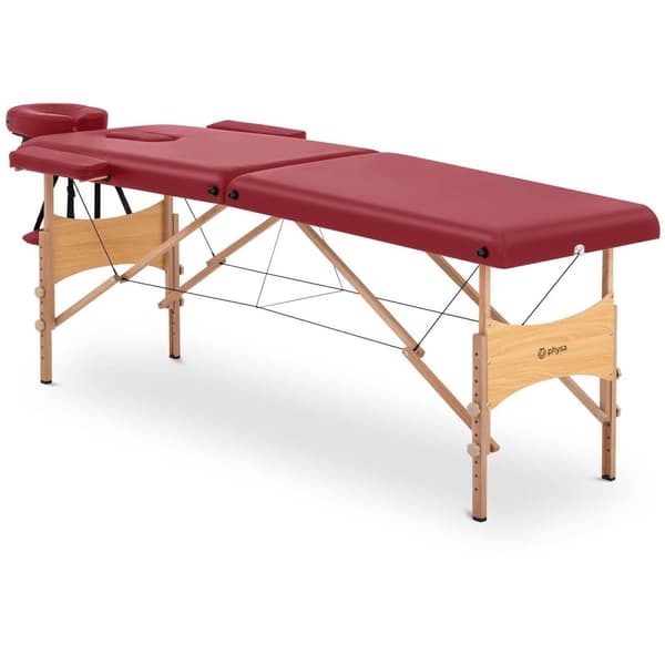 Physa Hopfällbar massagebänk - PHYSA TOULOUSE RED - Röd