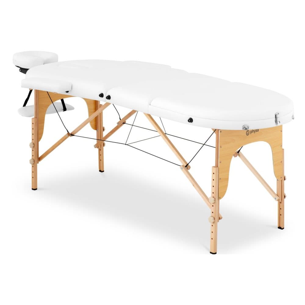 Physa Hopfällbar massagebänk - PHYSA COLMAR WHITE - Vit