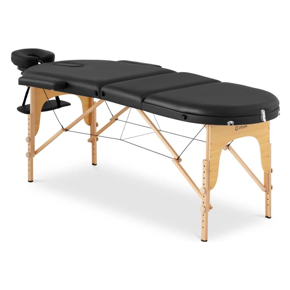 Physa Hopfällbar massagebänk - PHYSA COLMAR BLACK - Svart