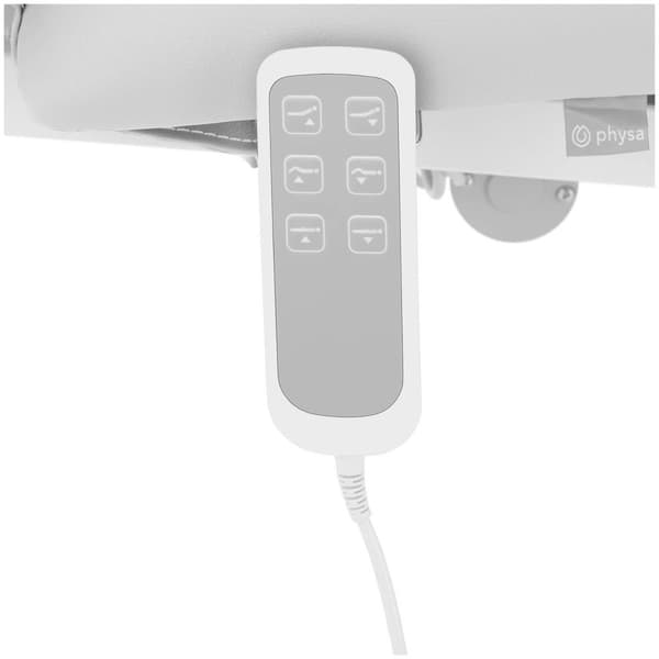 Physa Elektrisk massagebänk - 3 motorer - 250 kg - Vit
