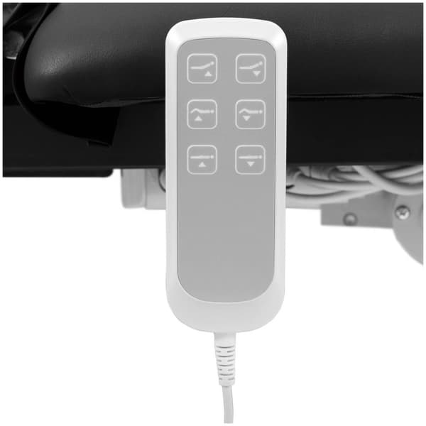 Physa Elektrisk massagebänk - 3 motorer - 250 kg - Svart