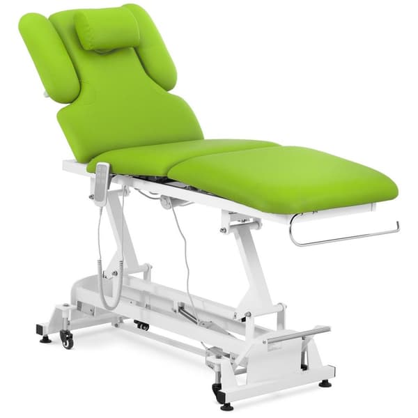 Physa Elektrisk massagebänk - 3 motorer - 250 kg - Ljusgrön