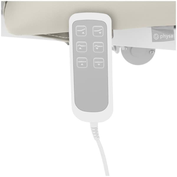 Physa Elektrisk massagebänk - 3 motorer - 250 kg - Vit