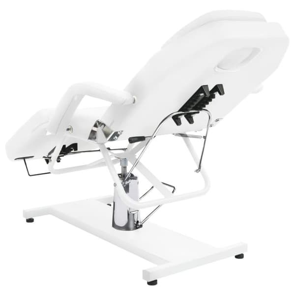massagebord 180x62x(87-112) cm hvid