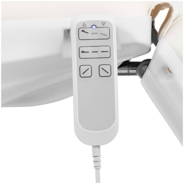 physa Behandlingsbänk med rullpall - 350 W - 150 kg - Pistasch / vit