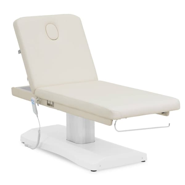 physa - Elektrisk massagebänk - 2 motorer - 300 W - 175 kg - Vit