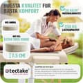 Miniatyrbild 4 av 11: Set 2-zons massagebänk inklusive massagerullar och bärväska - beige