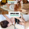 Miniatyrbild 7 av 11: Set 2-zons massagebänk inklusive massagerullar och bärväska - beige