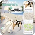 Miniatyrbild 9 av 11: Set 2-zons massagebänk inklusive massagerullar och bärväska - beige
