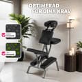 Miniatyrbild 8 av 9: Massagestol i konstläder - svart