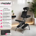 Miniatyrbild 2 av 9: Massagestol i konstläder - svart